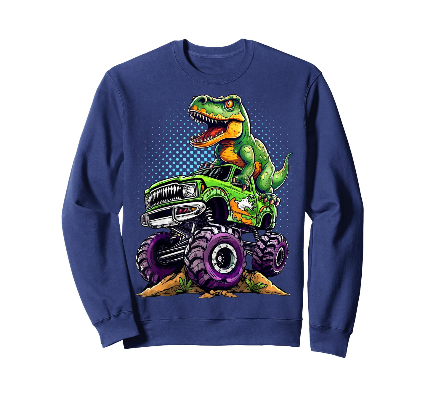Monster Truck Dinosaur T-Rex Birthday Boy T-Shirt