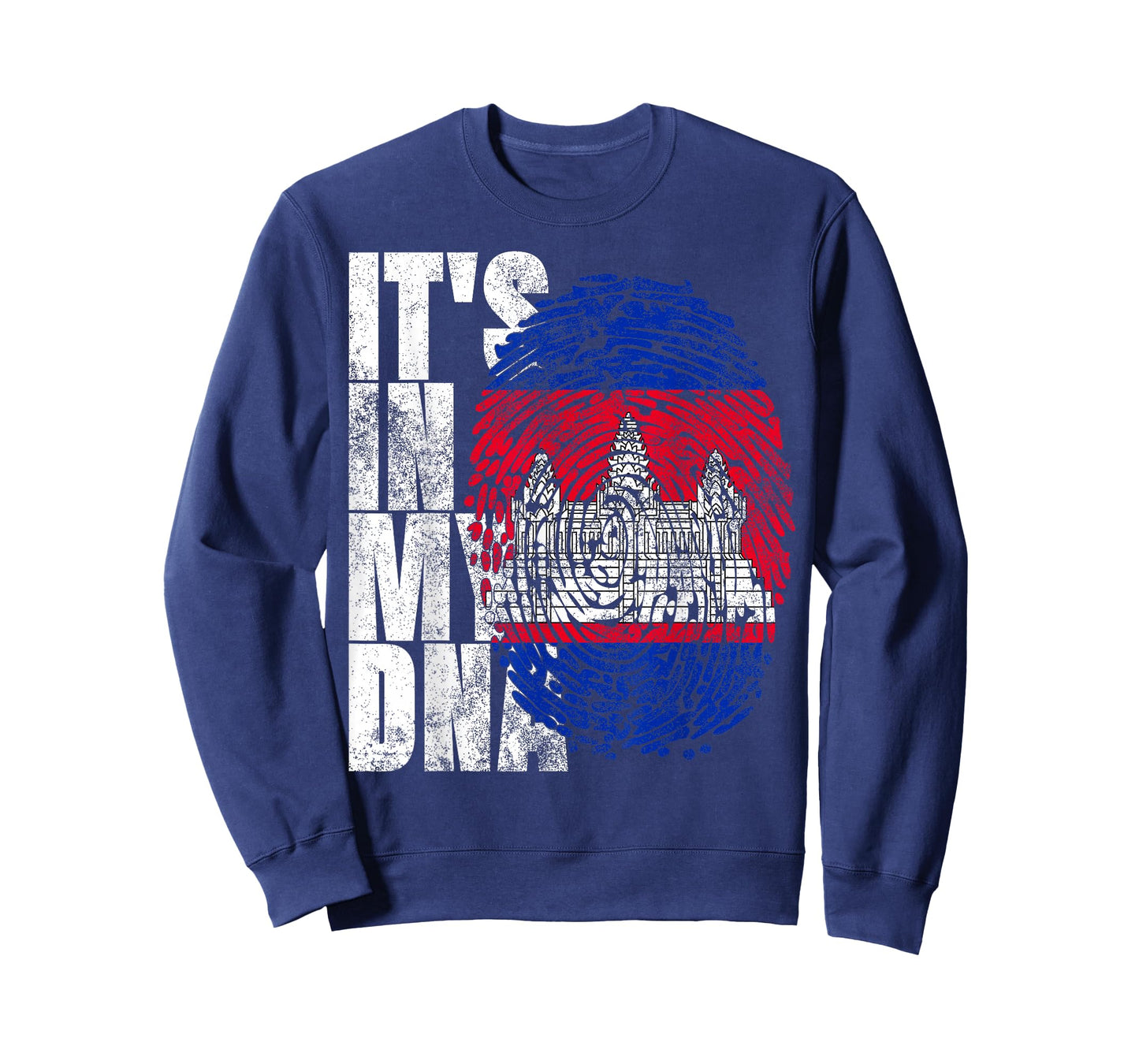 It's in My DNA Cambodian Gifts Khmer Kampuchea Cambodia Flag T-Shirt