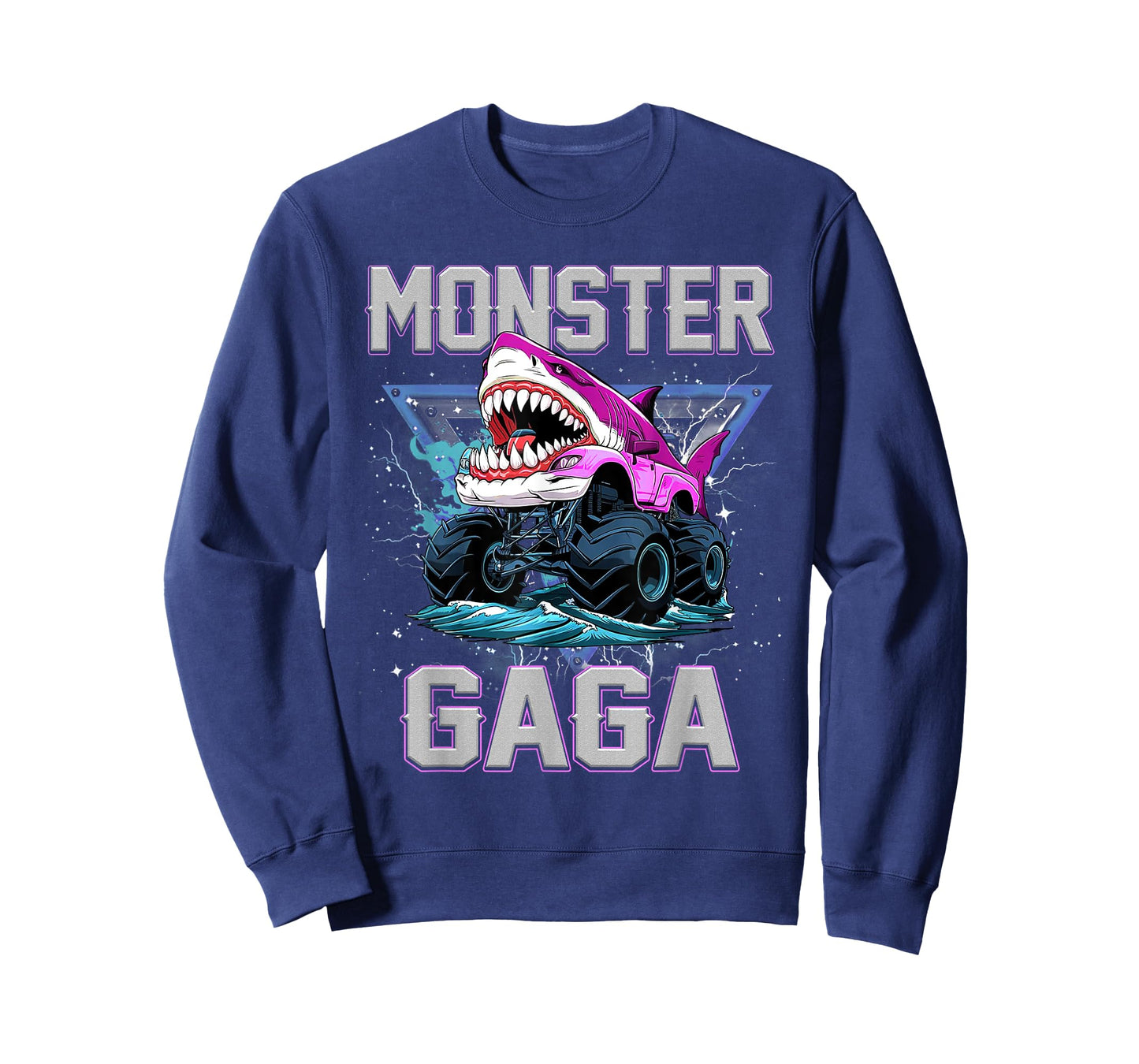 Shark Monster Truck Gaga Monster Truck Are My Jam Truck T-Shirt