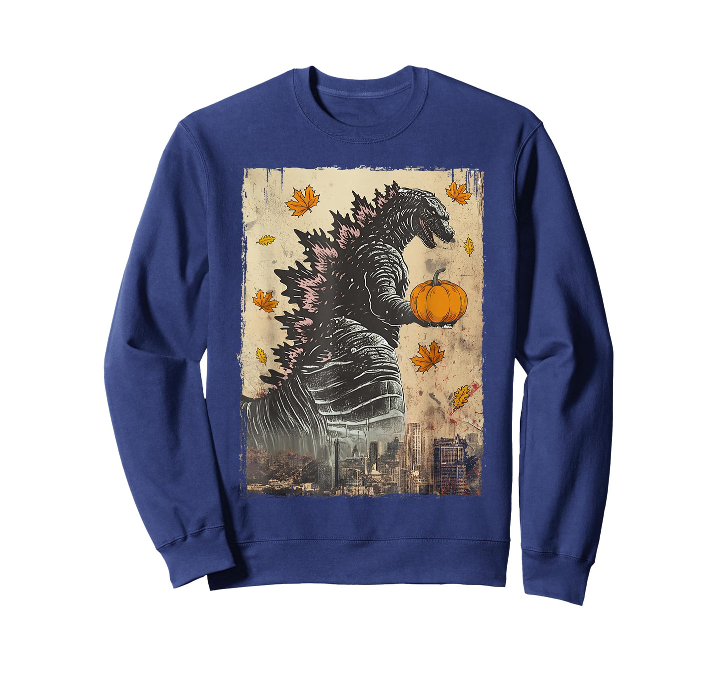 Kaiju Thanksgiving Shirt Pumpkin Fall Monster Japanese Art T-Shirt
