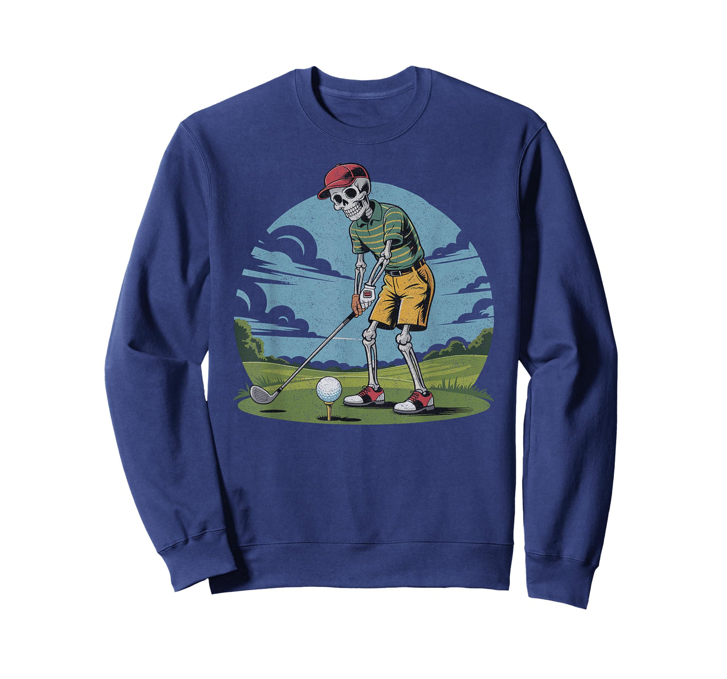 Funny Skeleton Golfer Design for Retired Golf Lovers T-Shirt