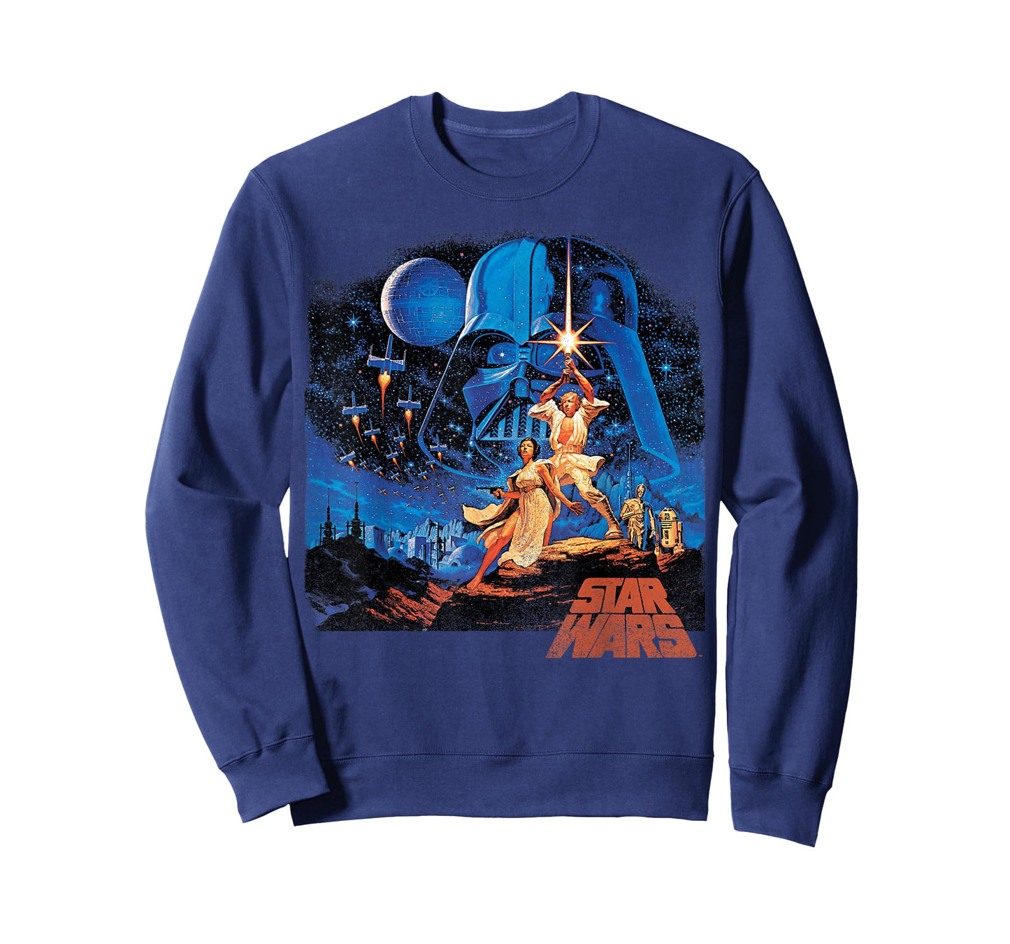 Star Wars A New Hope Classic Vintage Luke Skywalker Poster T-Shirt