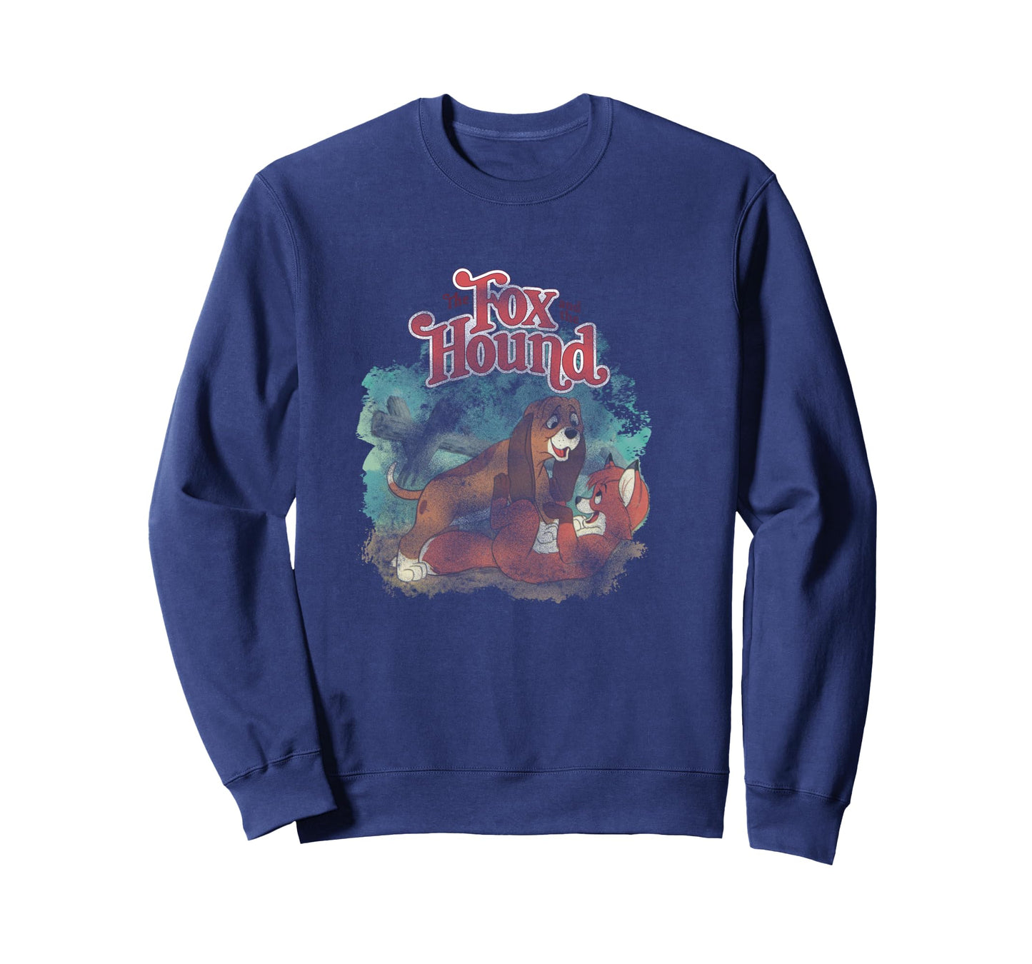 Disney The Fox and the Hound Vintage Classic Best Friends Long Sleeve T-Shirt