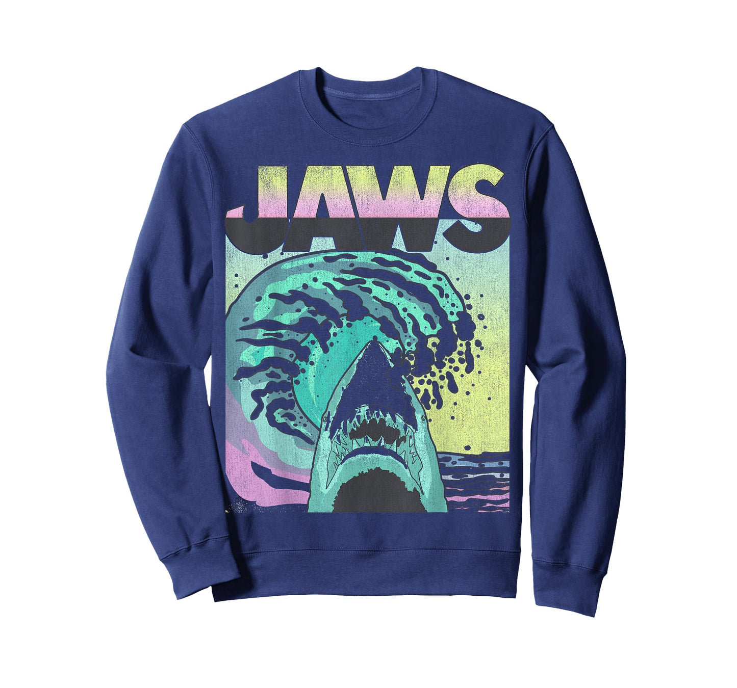 Jaws Retro Wave Poster T-Shirt