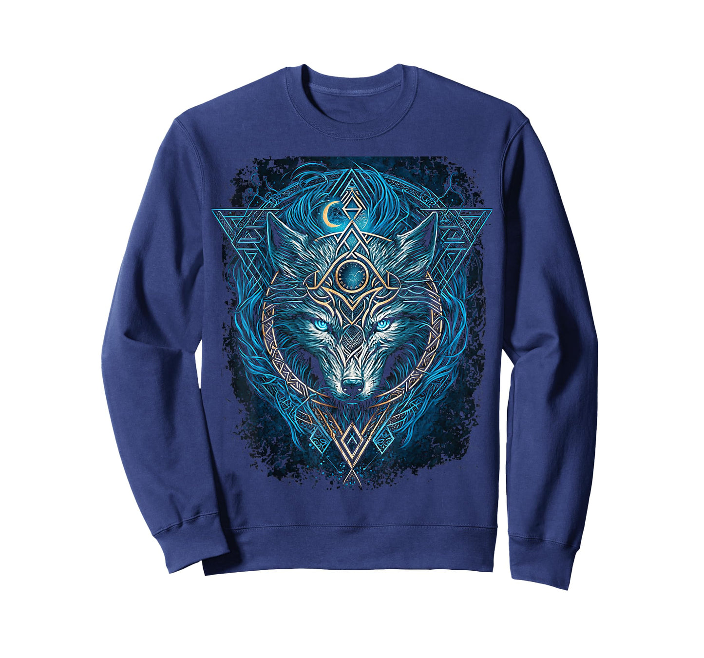 Odins Wolf Viking Norse Runes Nordmann Mythology T-Shirt