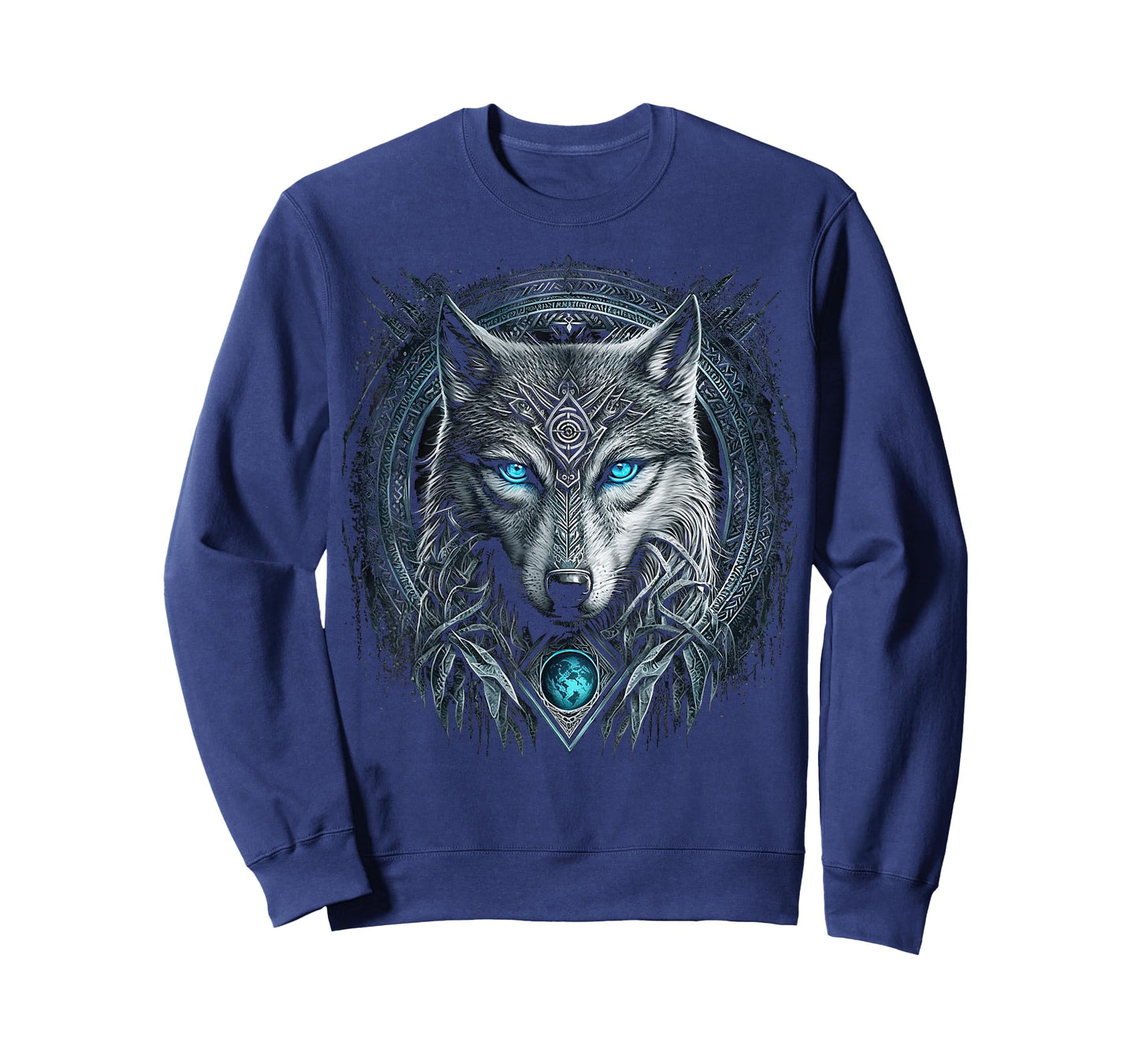 Odins Wolf Viking Norse Runes Nordmann Mythology T-Shirt