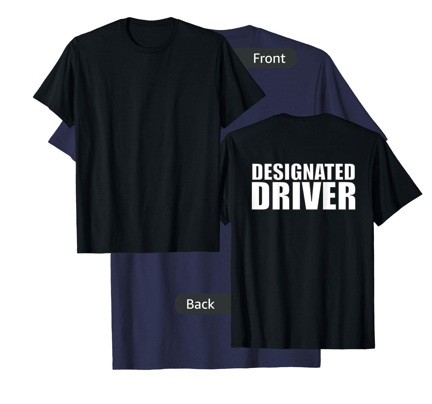 Designated Driver Low Vision, Blind, T-Shirt