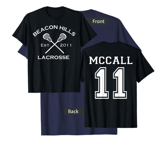 Beacon Hills Lacrosse McCall 11 Teen Wolf Inspired TShirt T-Shirt
