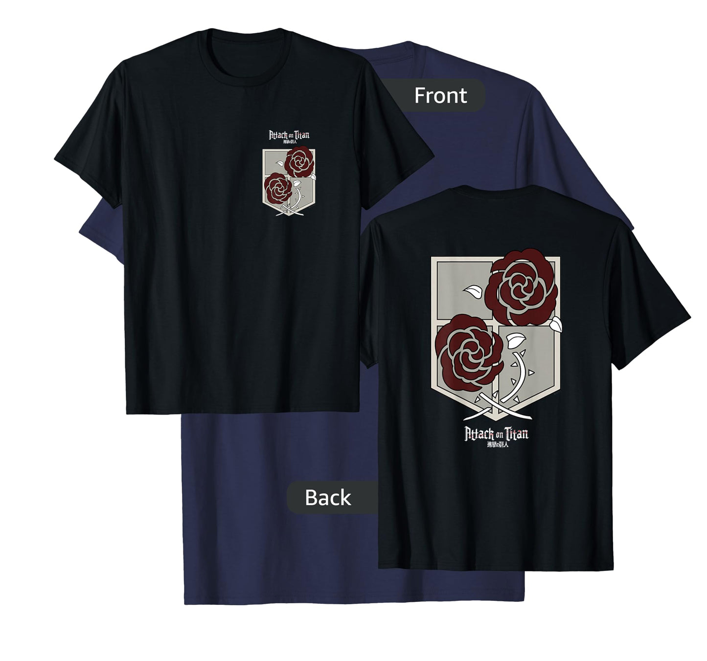Attack on Titan Garrison Station Corps Front and Back Anime T-Shirt
