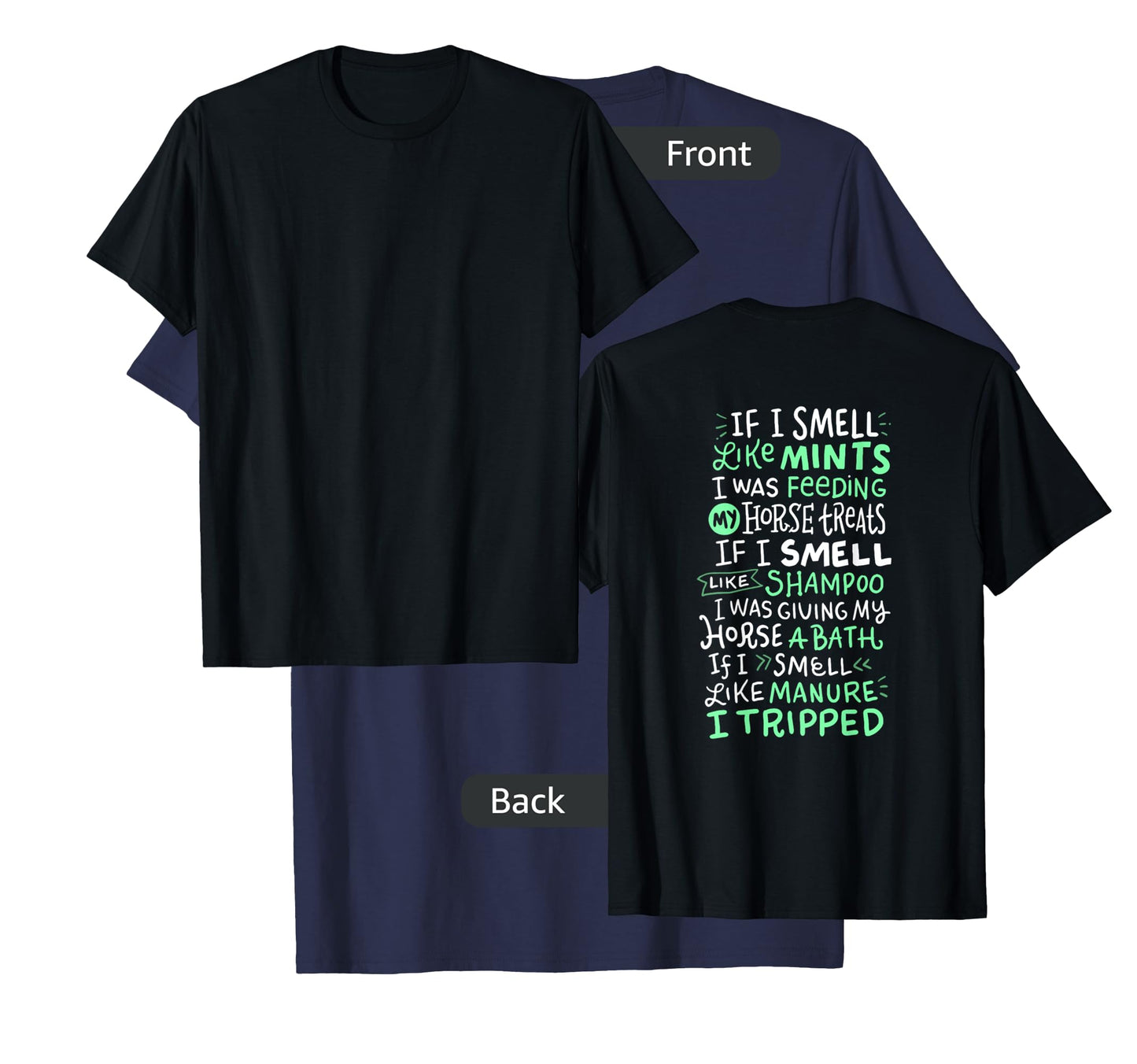 If I Smell Like Mints Horse T Shirt Gift Ideas for Girls