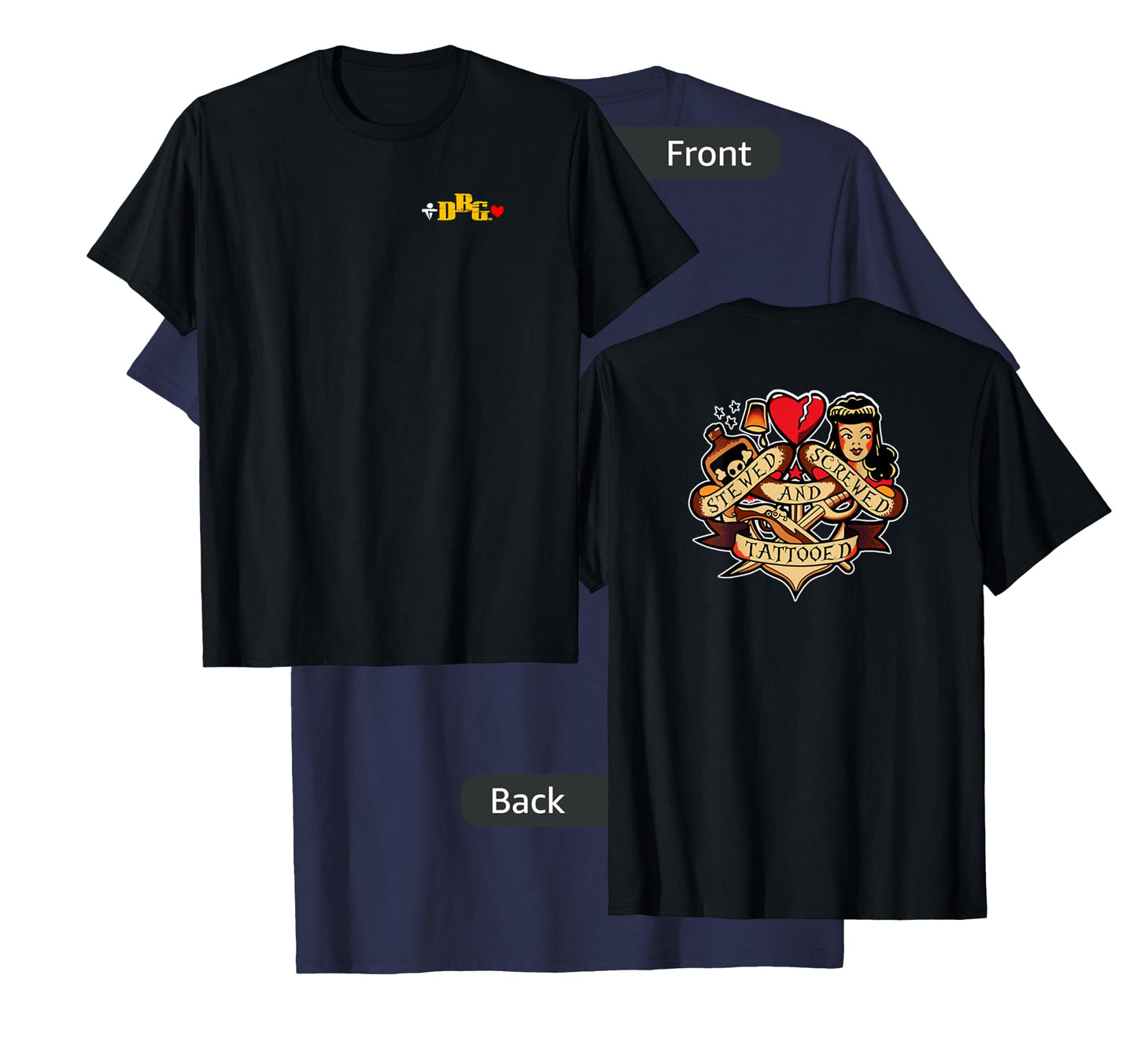 DBG "STEWED SCREWED AND TATTOOED" SWCC DBG's T-Shirt