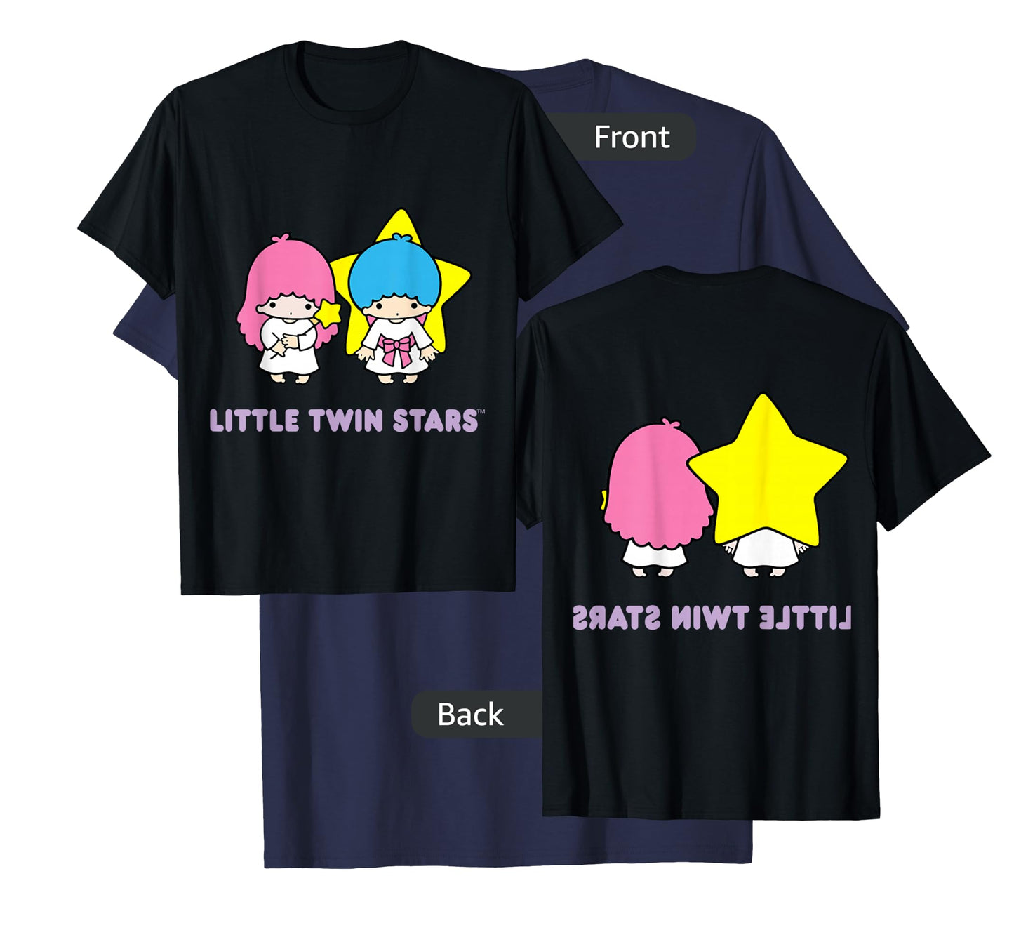 LittleTwinStars Character Front and Back T-Shirt