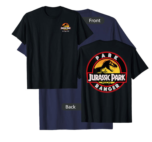 Jurassic Park Ranger Uniform Patch T-Shirt Small