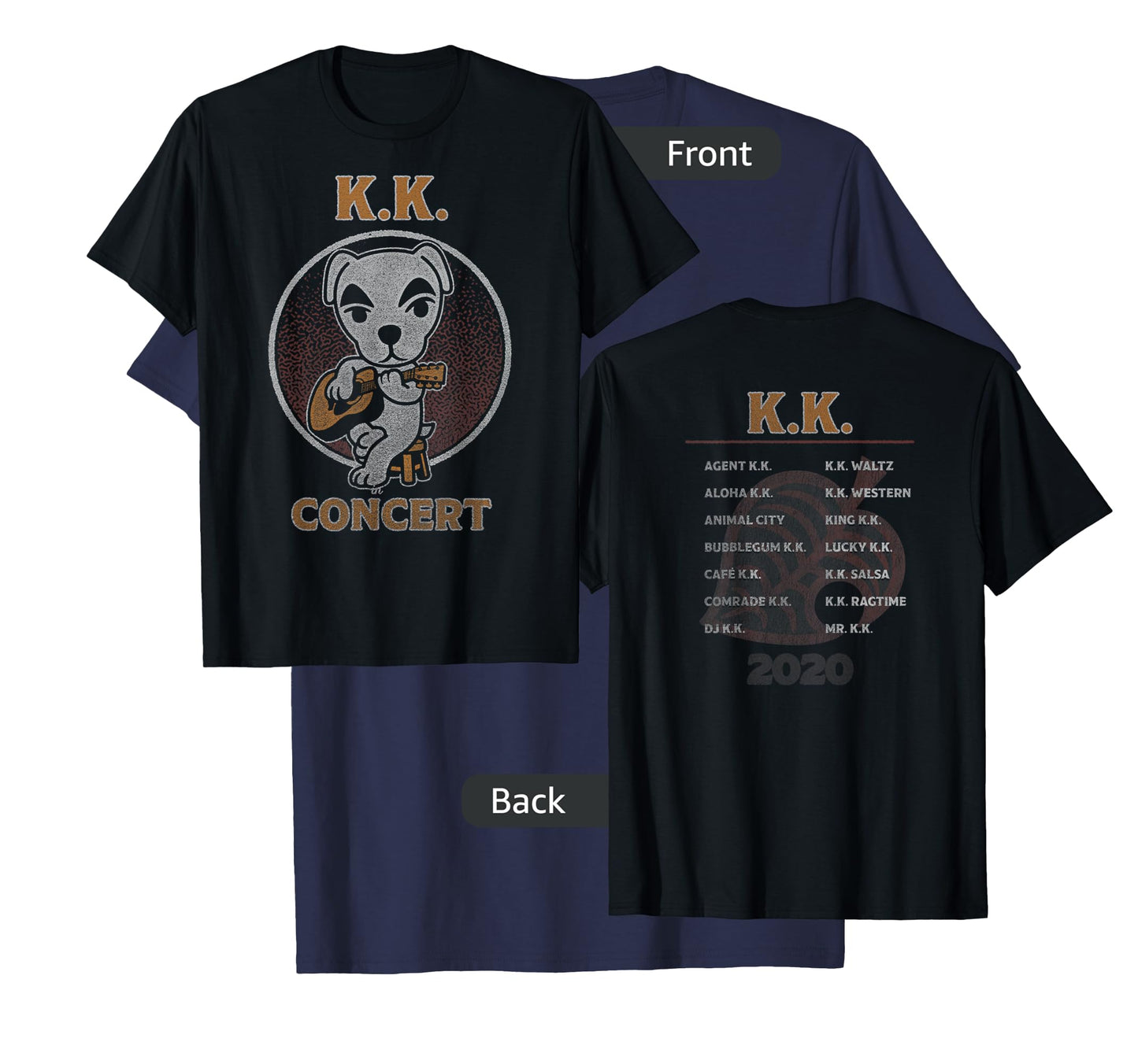 Animal Crossing: New Horizons K.K. Slider In Concert Vintage T-Shirt