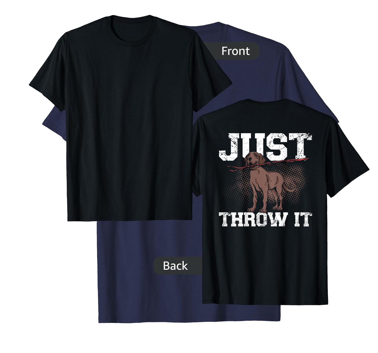 Just Throw It Backprint T-Shirt