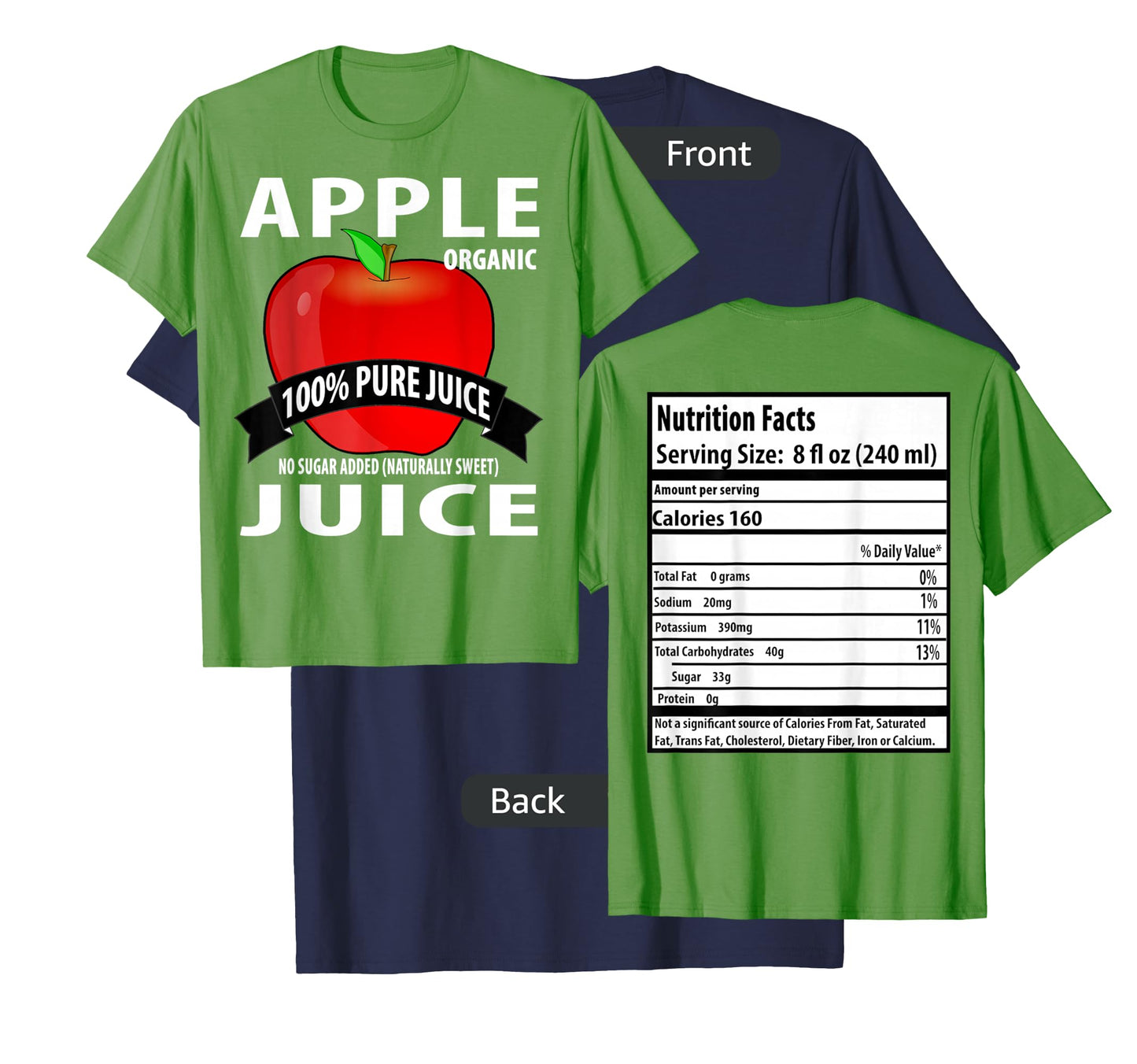 Apple Juice Box: Family Halloween Costumes for 5 People T-Shirt