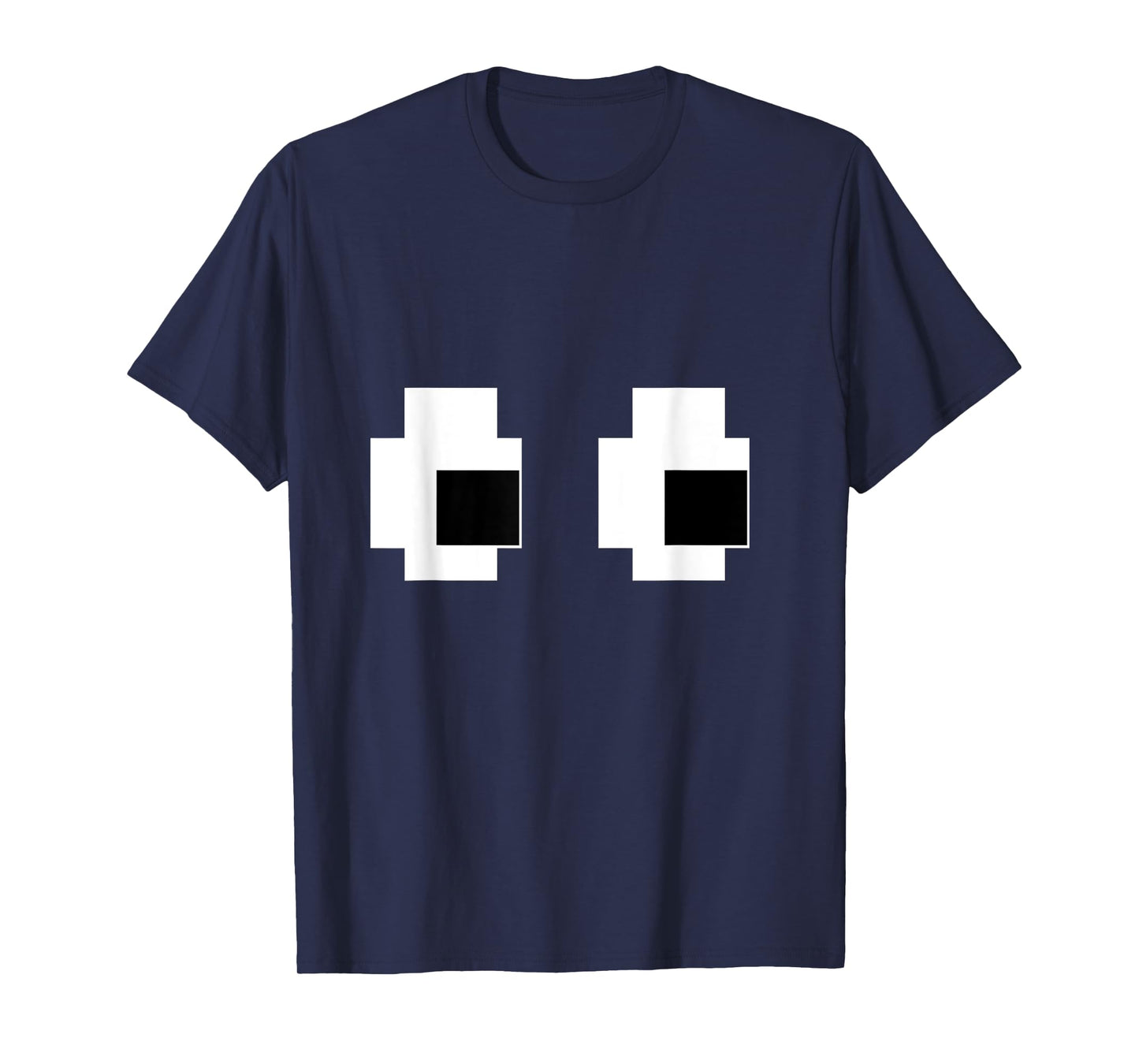 Retro Arcade Game Ghost Eyes 80s Halloween Group Costume T-Shirt