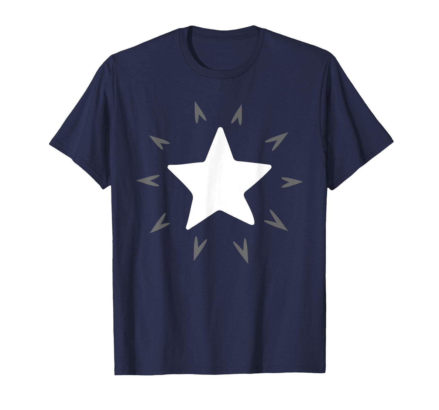 Graphic Star Print with Rays T-Shirt