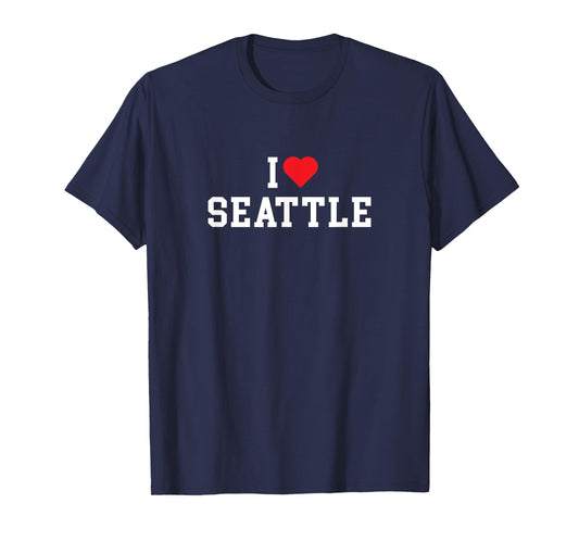 Seattle - I Love Seattle - Washington - Classic T-Shirt
