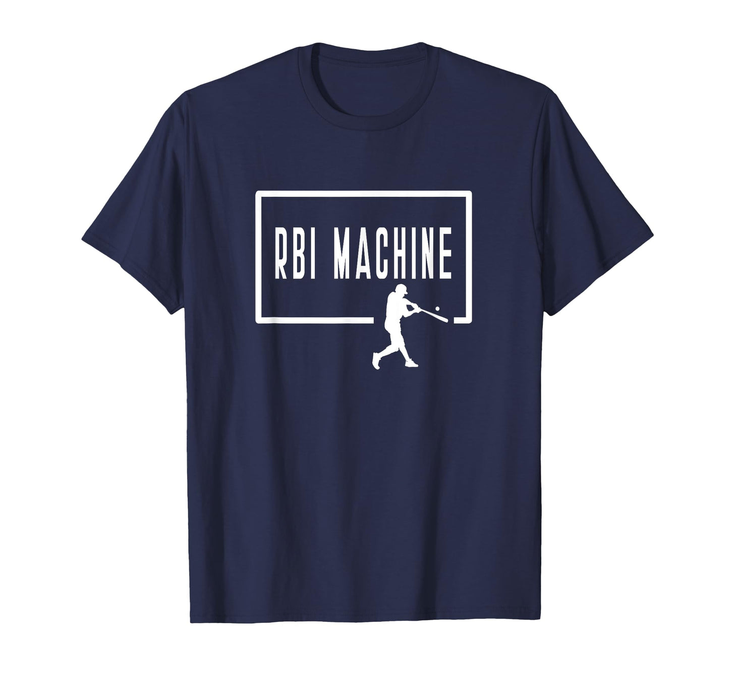 RBI Machine Baseball Batter Homerun Funny Game Saying Player T-Shirt