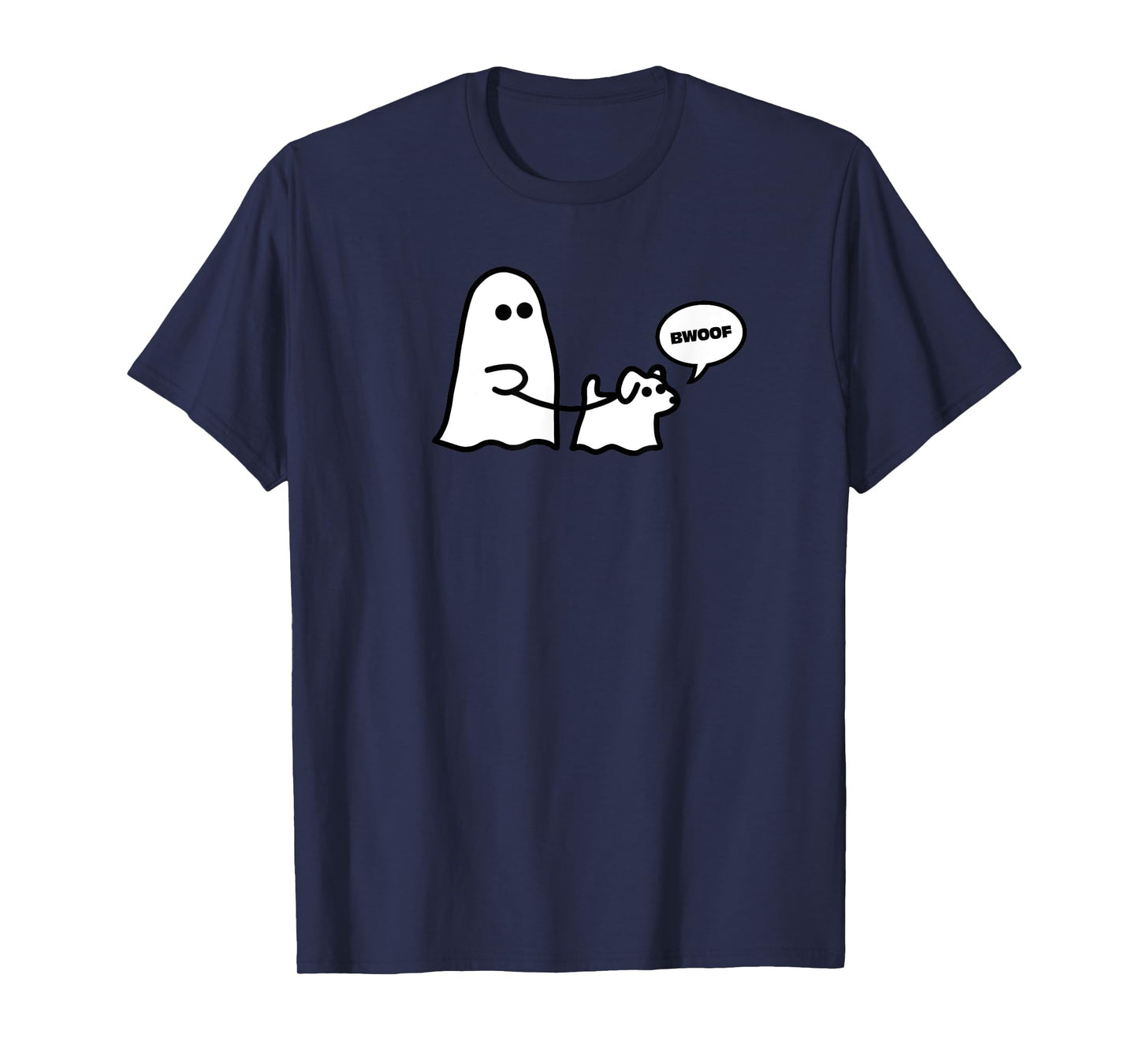 Ghost Walking Ghost Dog Bwoof Men Women Kids T-Shirt