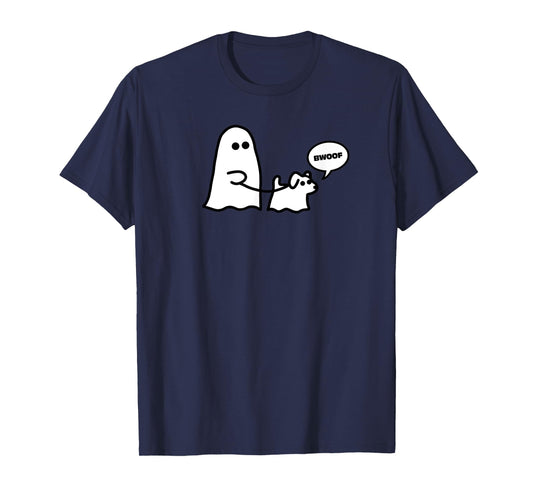 Ghost Walking Ghost Dog Bwoof Men Women Kids T-Shirt