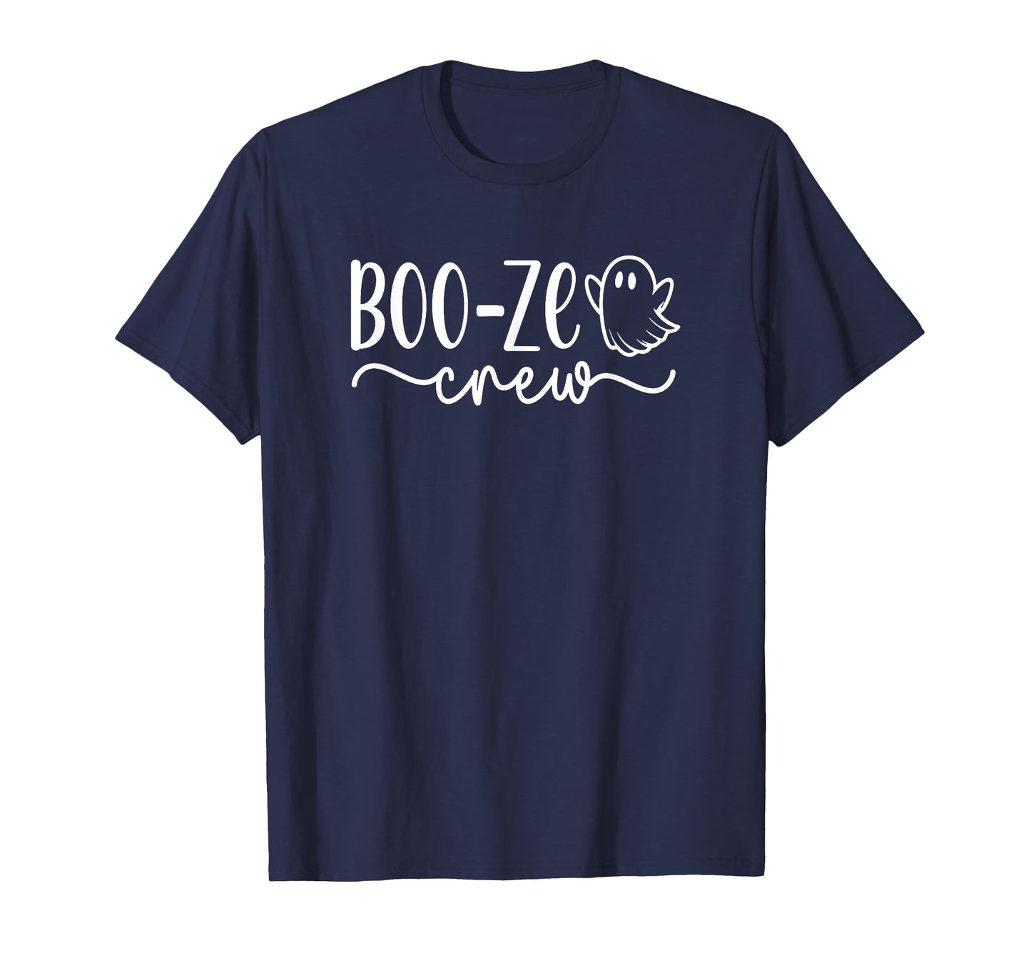 Boo-ze Crew Halloween Ghost Vacation Cruise Tee T-Shirt
