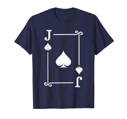 Playing Cards Costume - Jack Card Spades - Jack Card T-Shirt
