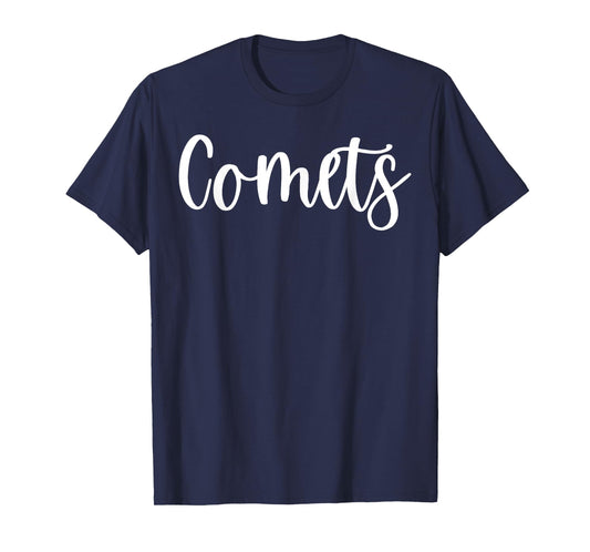 Comets School Spirit Team Mascot Game Night T-Shirt