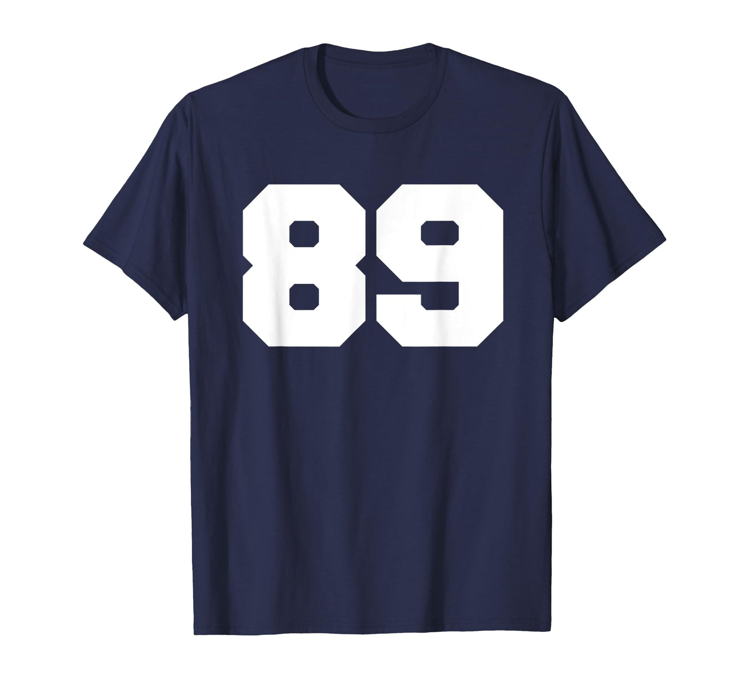 Number 89 Sports Jersey Player #89 Fan FRONT PRINT Varsity T-Shirt