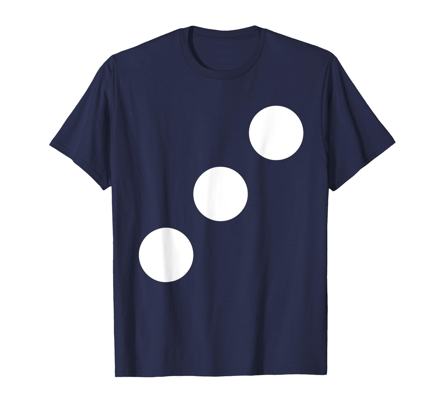 Human Dice Number 3 Group Matching Halloween Costume Family T-Shirt