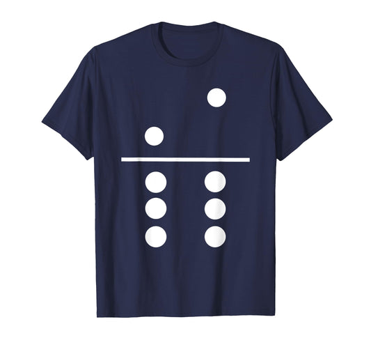 Domino 2 and 6 Matching T-Shirt Halloween Group Costumes 2-6 T-Shirt
