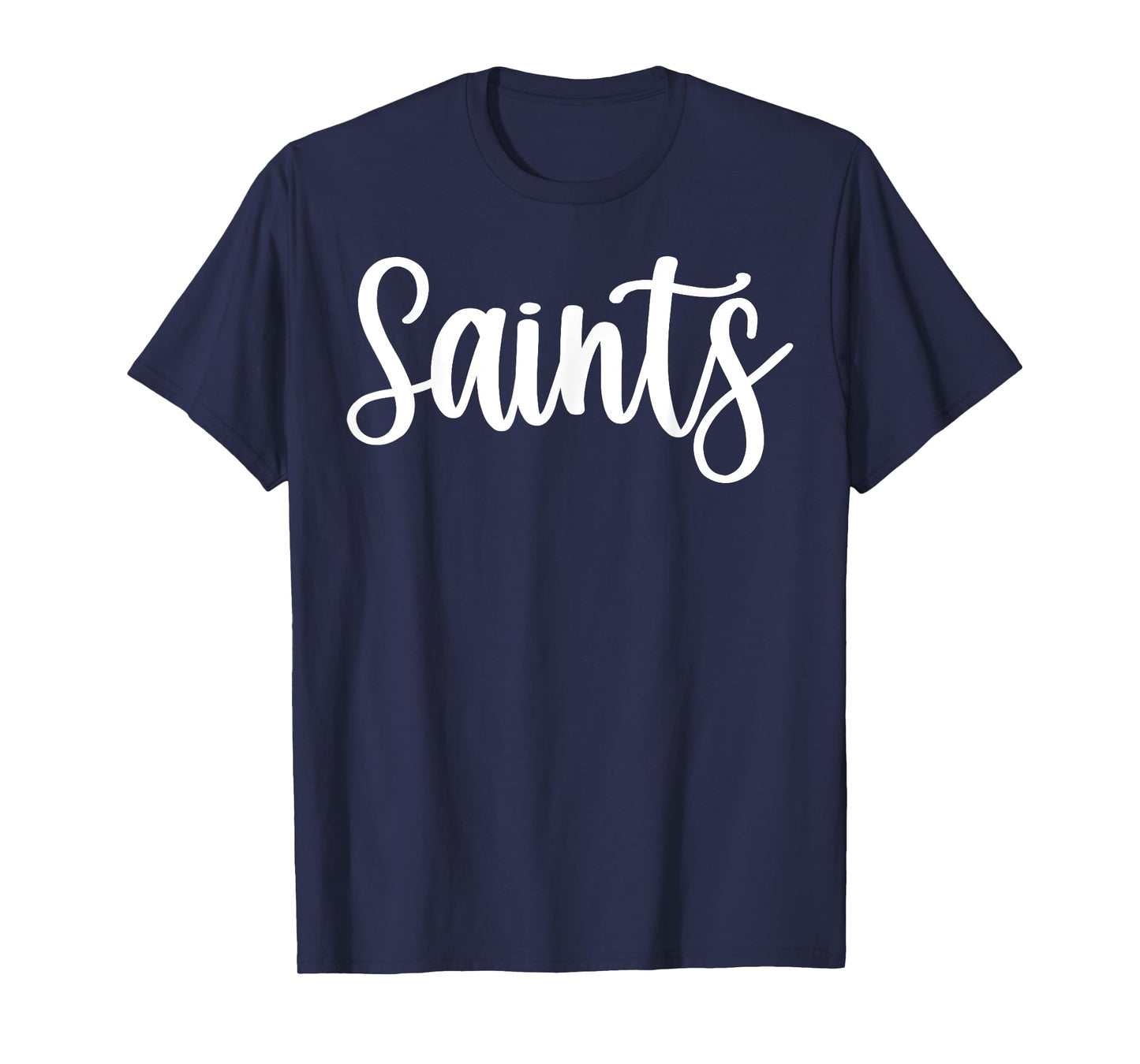 Saints School Spirit Team Mascot Game Night T-Shirt