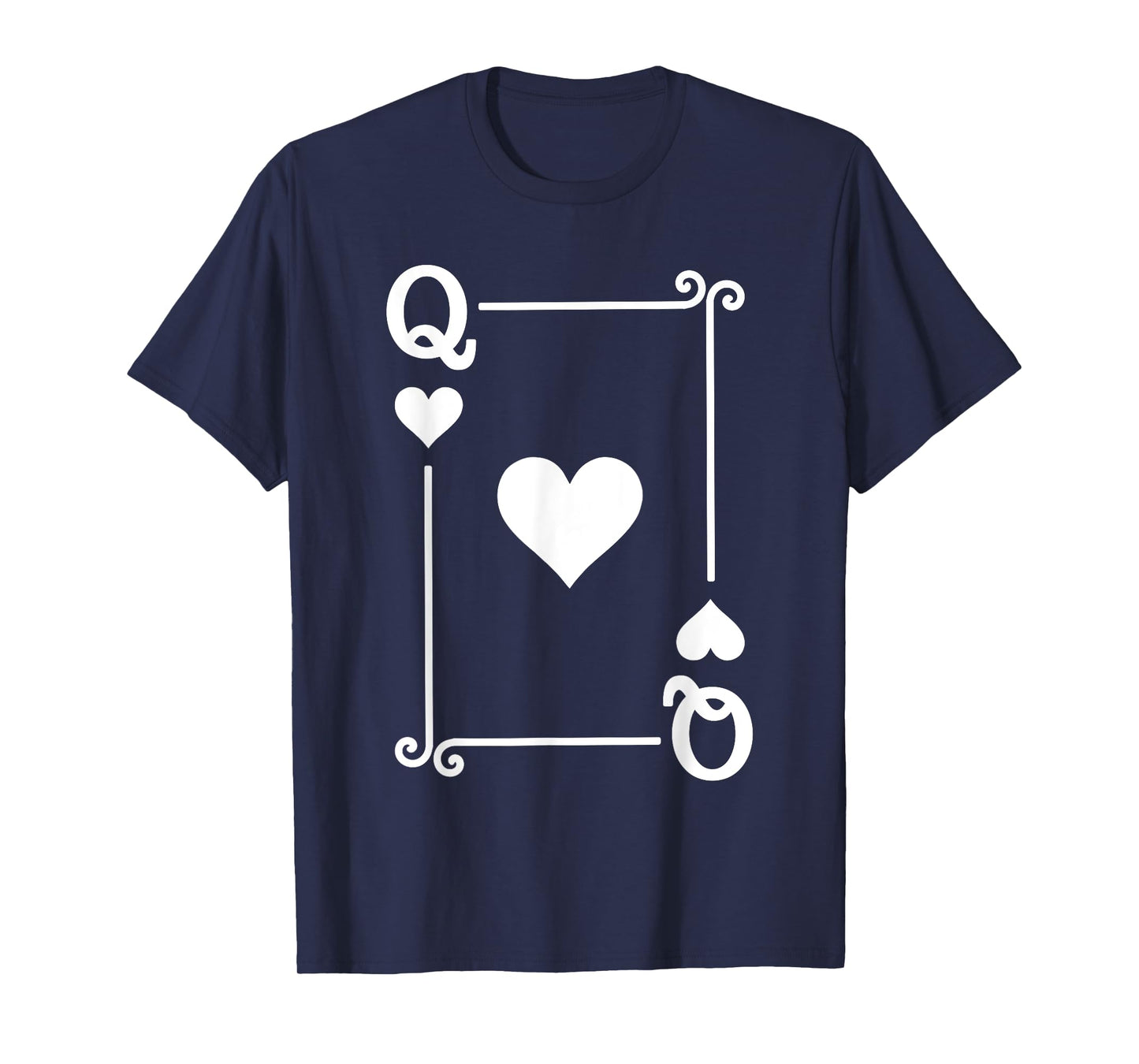 Playing Cards Costume - Queen Hearts Card - Queen Card T-Shirt