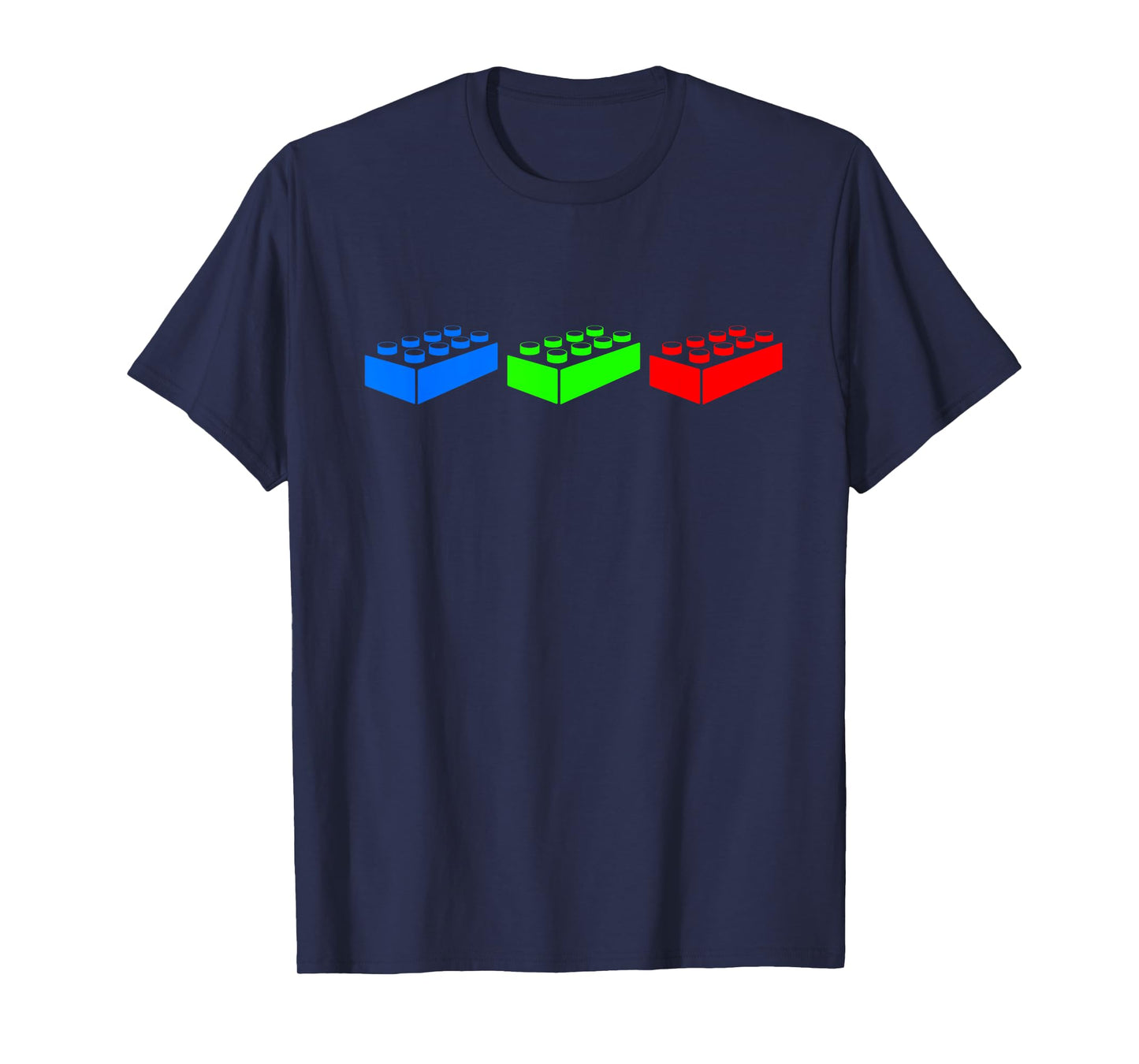 Building Blocks Bricks Master Builder Engineer Construction T-Shirt