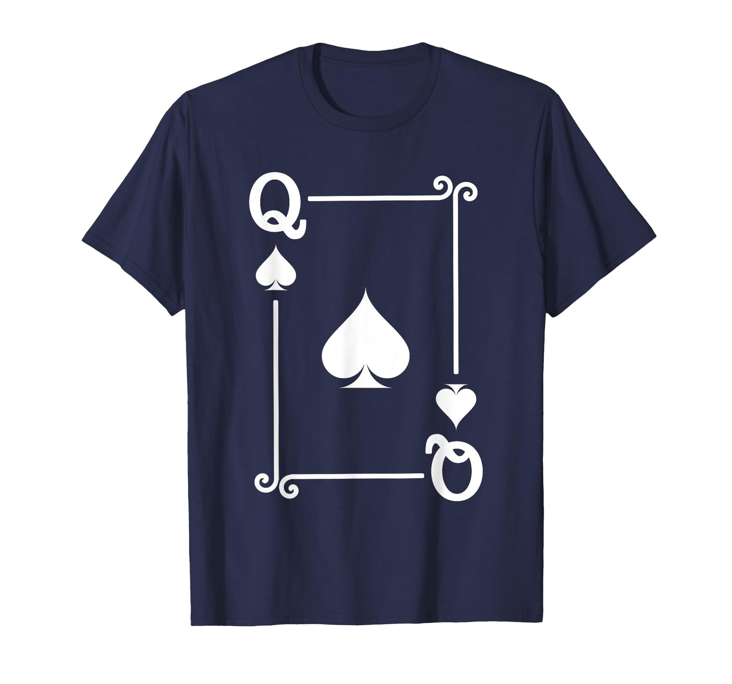 Playing Cards Costume - Queen Spades Card - Queen Card T-Shirt