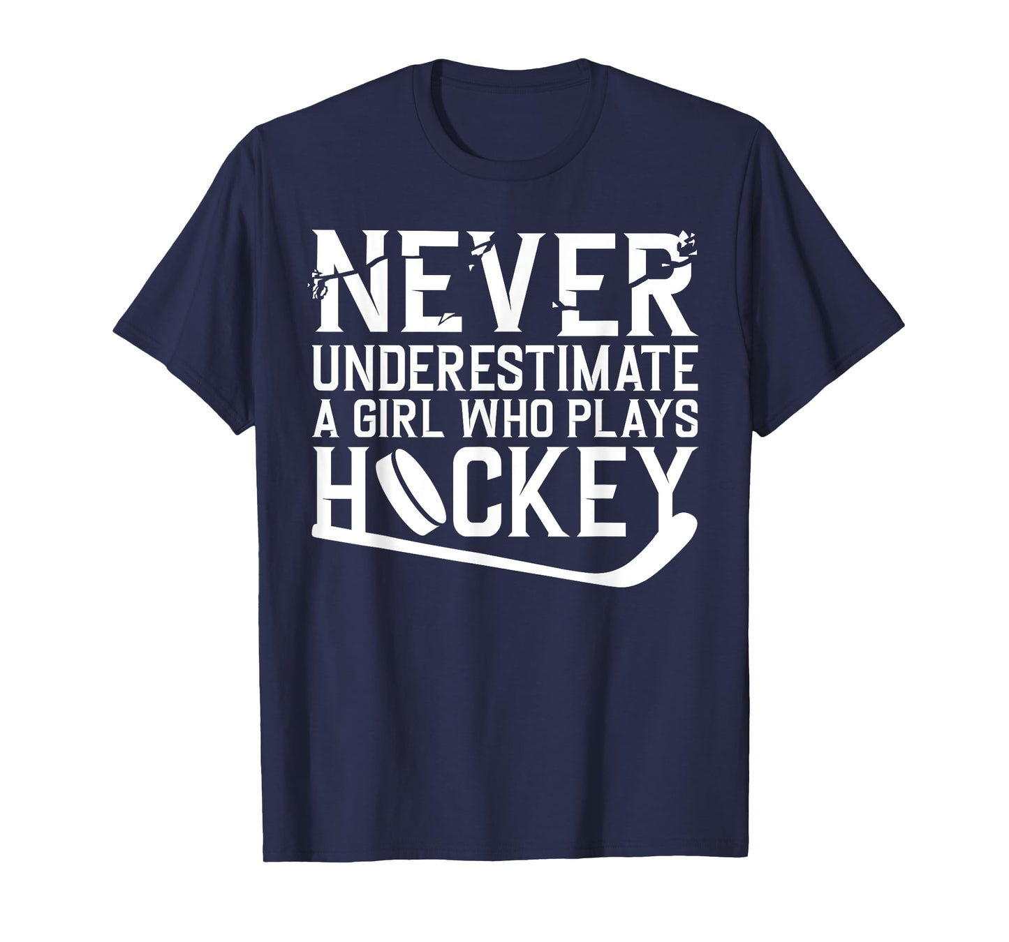 Funny Hockey For Women Girls Ice Hockey Player Hockey Lovers T-Shirt