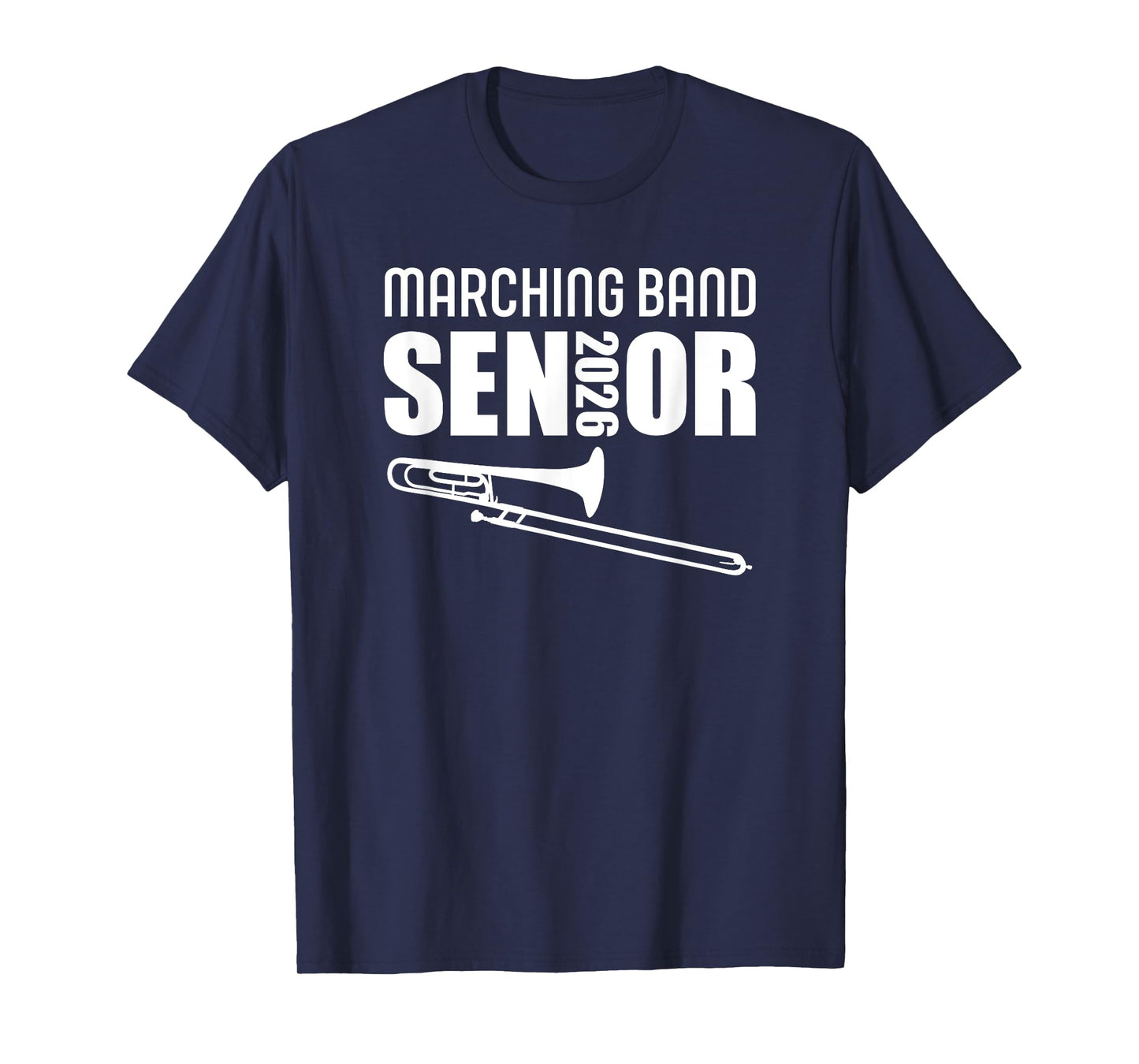 2026 Senior Trombone Player Class of 2026 Marching Band T-Shirt