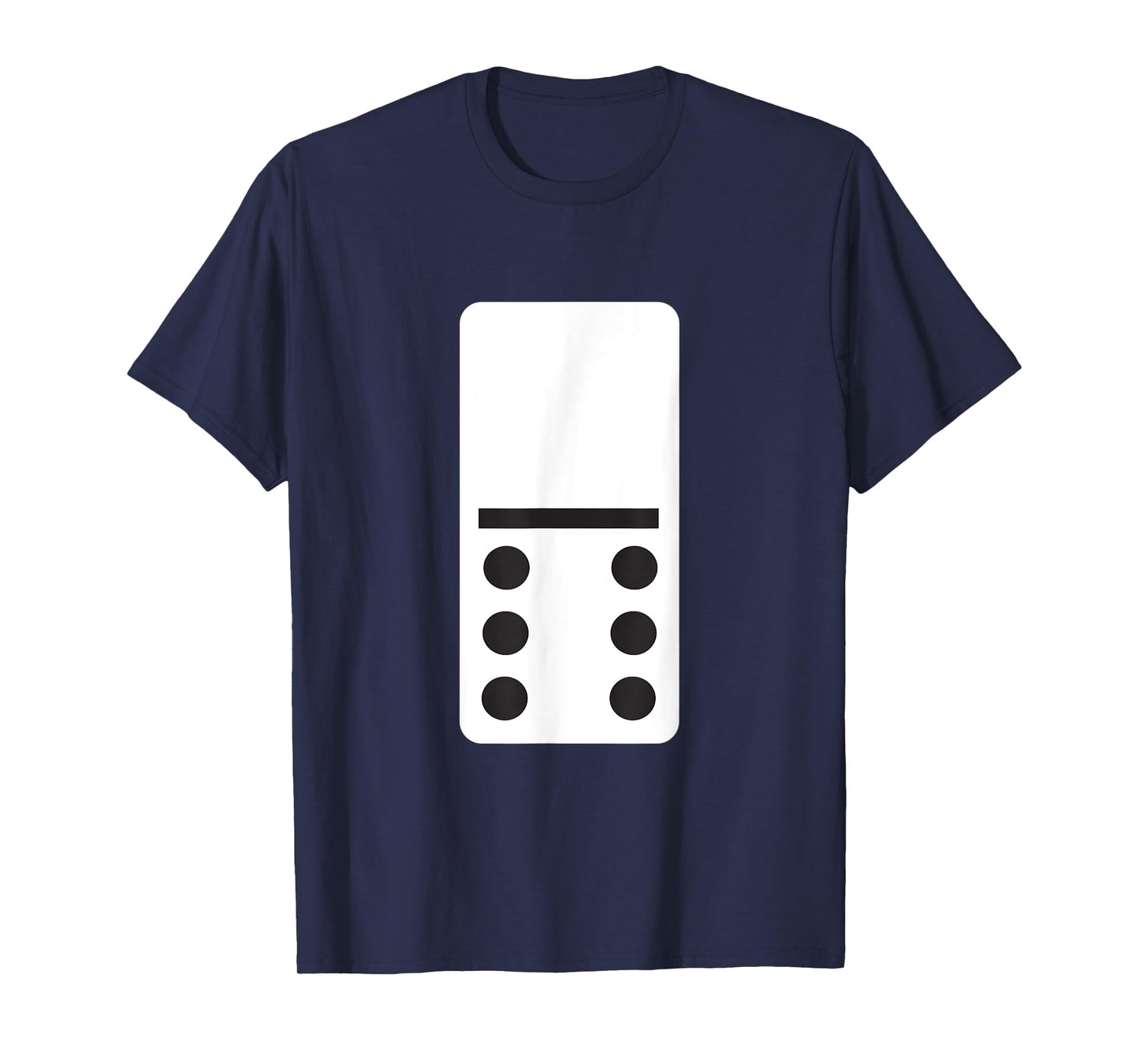 Dominoes Game Set - Matching Group - Blank Six T-Shirt
