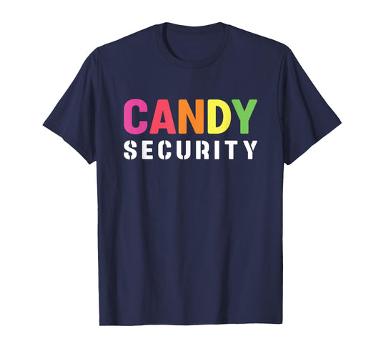 Halloween Costume Funny Candy Security T-Shirt