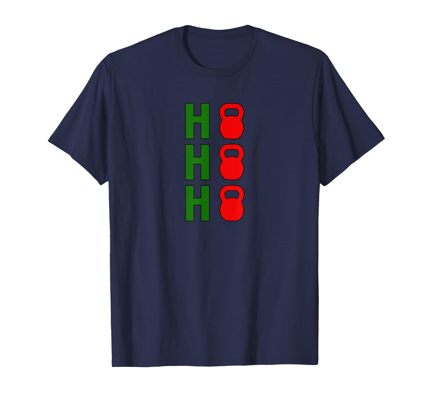 Ho Ho Ho Kettlebell Christmas Workout T-Shirt