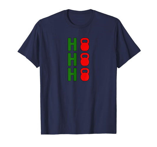 Ho Ho Ho Kettlebell Christmas Workout T-Shirt