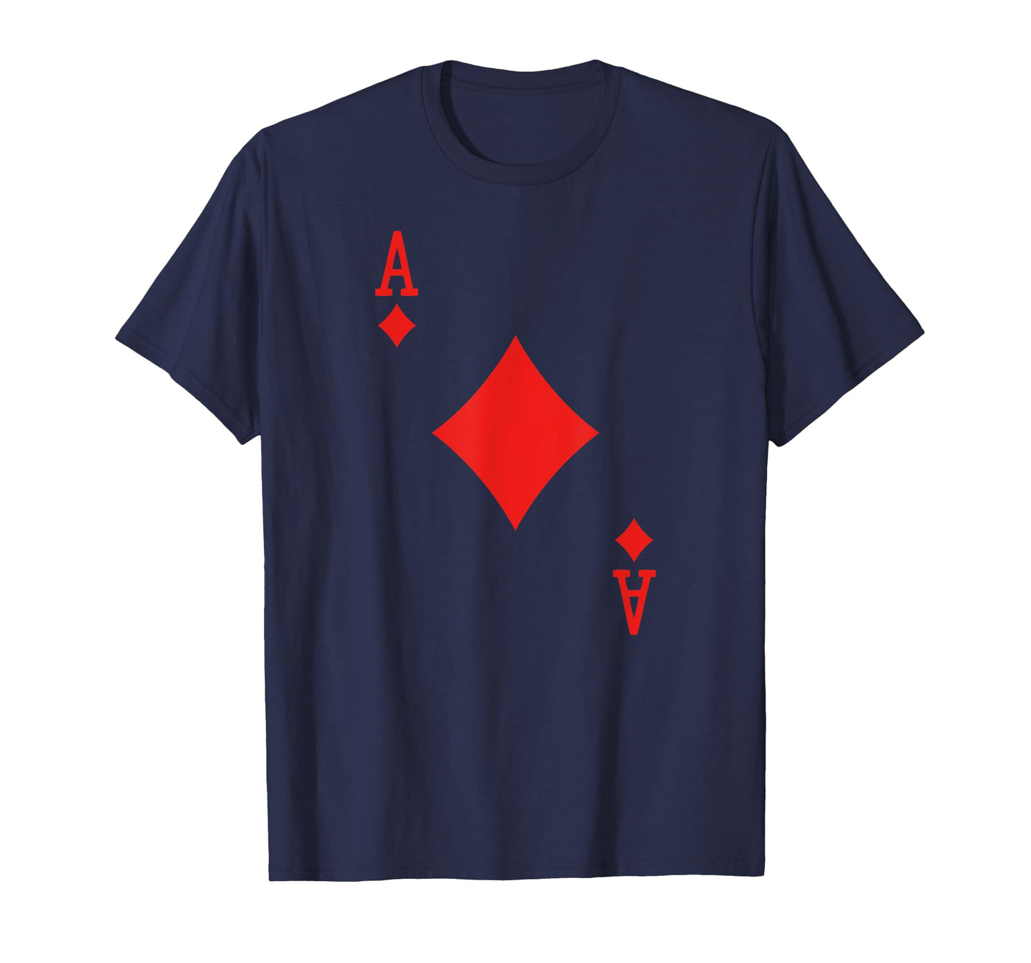 Poker Card Ace Of Diamonds Halloween Costume T-Shirt