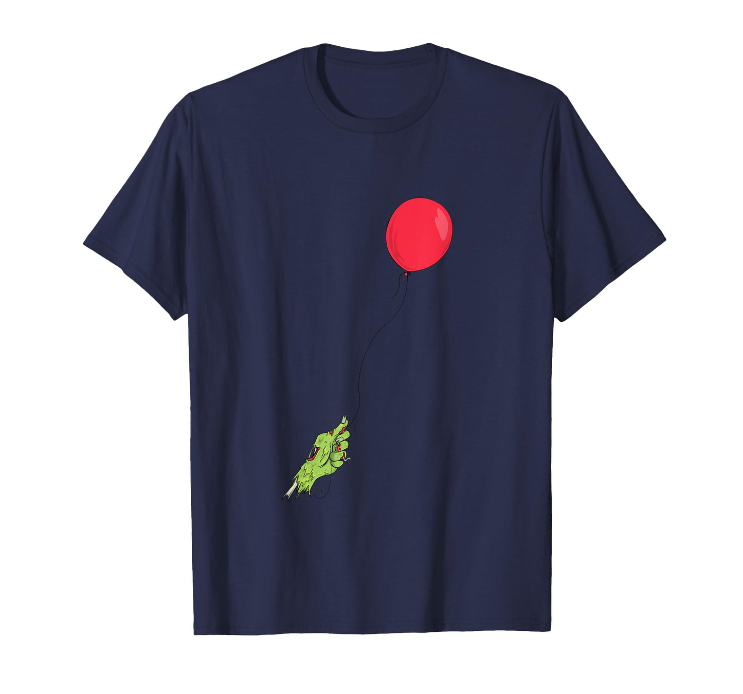 Funny Zombie Apocalypse Balloon Floating One Zombie Hand T-Shirt