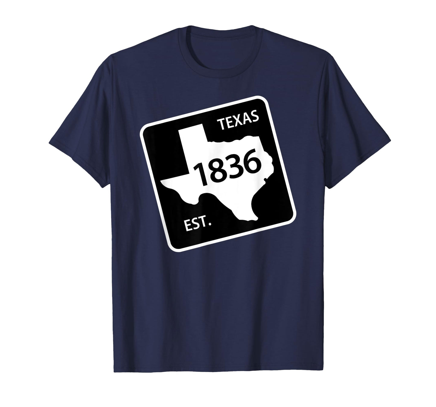 Texas Highway Sign Lone Star State Road Trip Summer T-Shirt T-Shirt for Men Women Kids