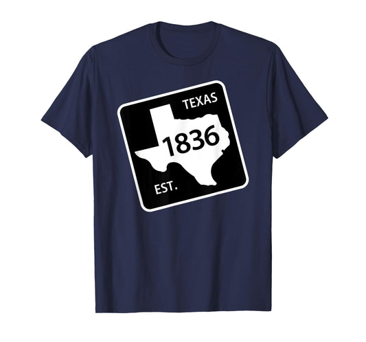 Texas Highway Sign Lone Star State Road Trip Summer T-Shirt T-Shirt for Men Women Kids