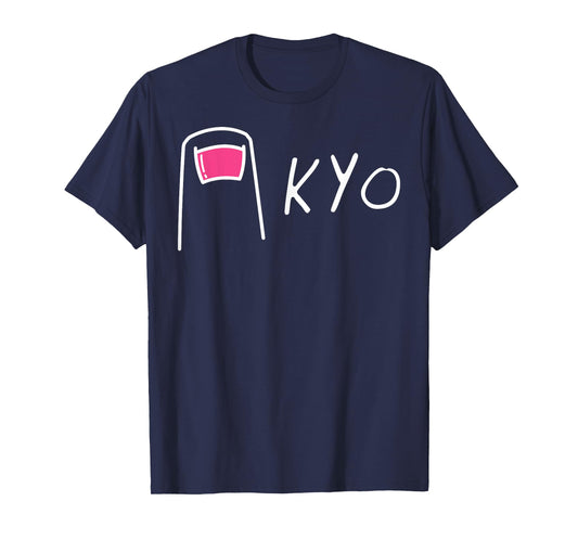 Funny Japan Tokyo Pun - "TOE" KYO - Humorous Japanese T-Shirt