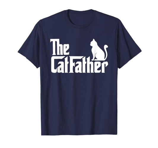 The Catfather Shirt Funny Cat's Dad Kitten Lover T-Shirt