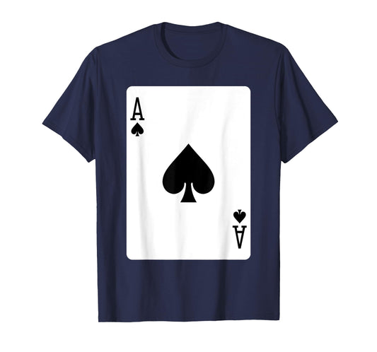 Ace of Spades T-Shirt Playing Card Halloween Costume T-Shirt