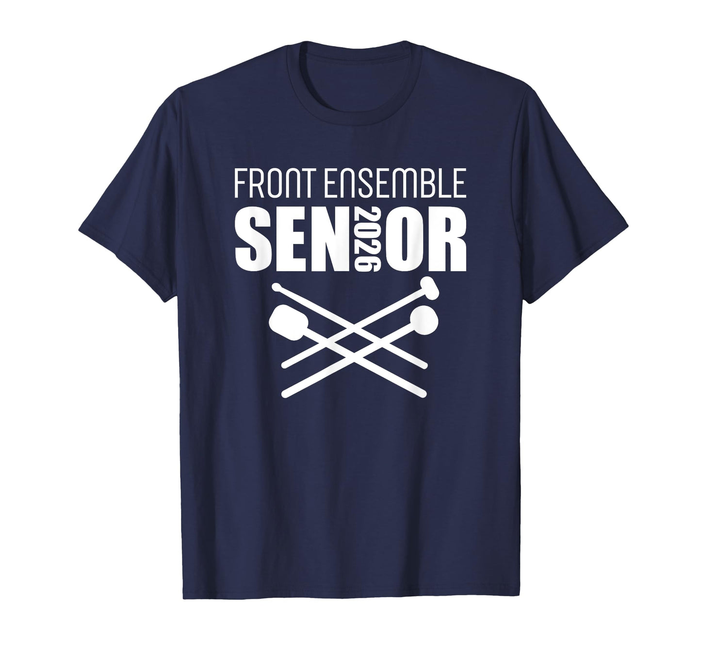 2026 Senior Front Ensemble Class of 2026 Marching Band T-Shirt